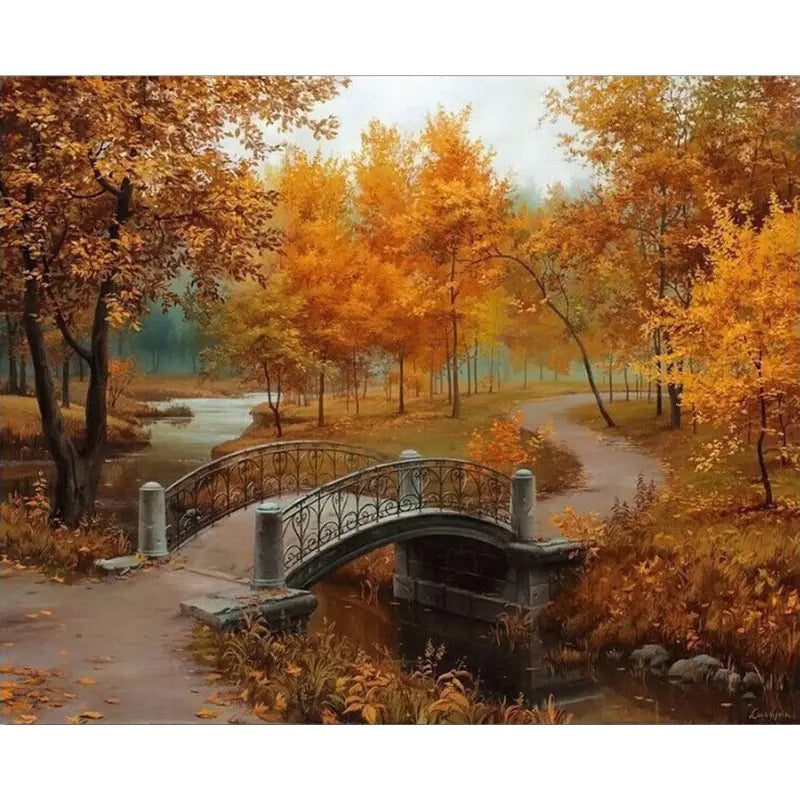 Bridge Digital Oil Painting DIY Kit